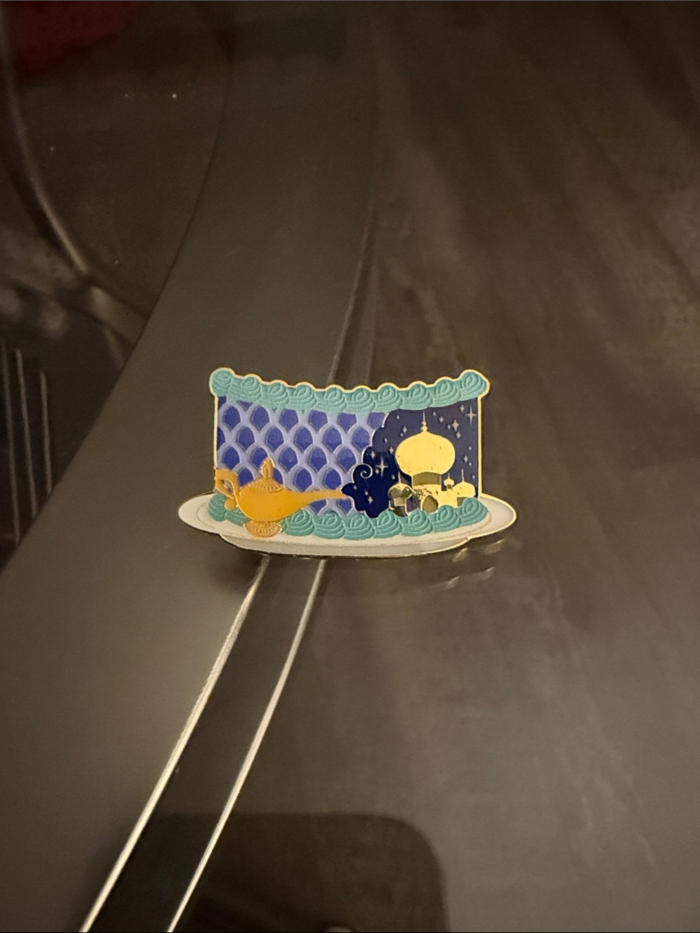 Loungefly Blue and Gold Aladdin Magic Lamp Enamel Pin